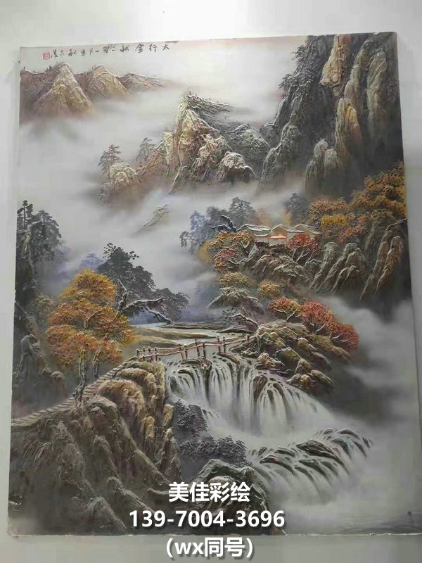 惠州博罗惠东浮雕壁画手绘公司【美佳彩绘】